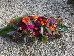 Grafstuk in de schors