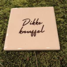 Spreuktegel Dikke knuffel